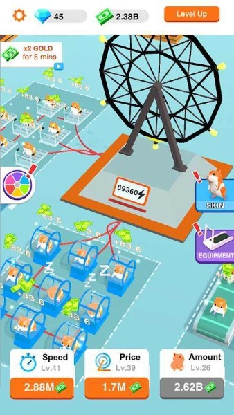 空闲仓鼠发电厂下载破解汉化版