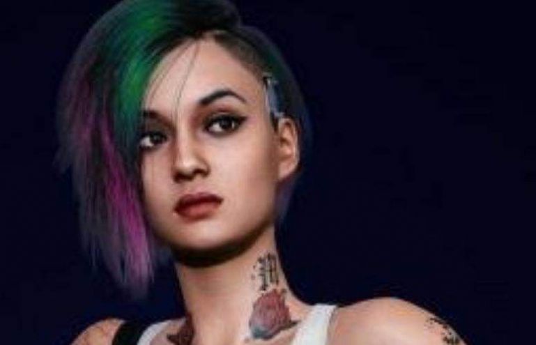 赛博朋克朱迪打桩gif图片表情包